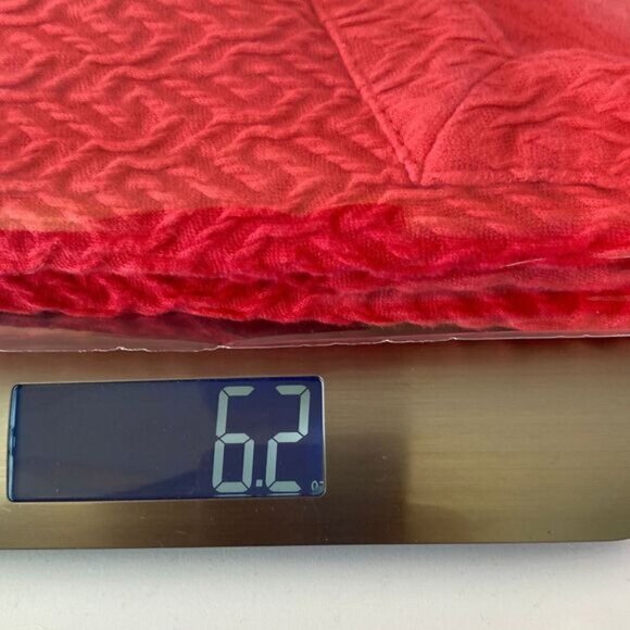 Kim Rogers Women's Small Textured Square Neckline Deep Pink Puckered Fabric Top - Picture 11 of 11